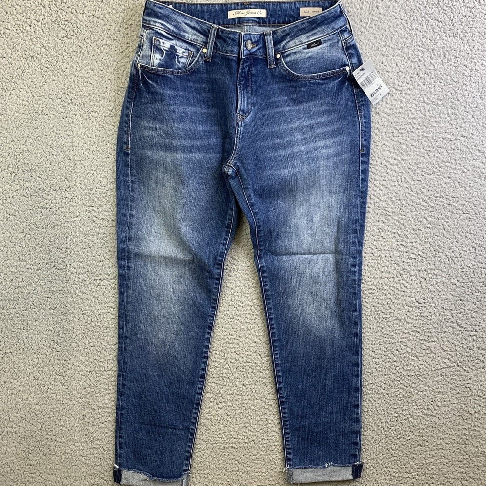 Mavi Jeans Womens ADA Boyfriend Jeans 26x25 Distressed New NWT‎